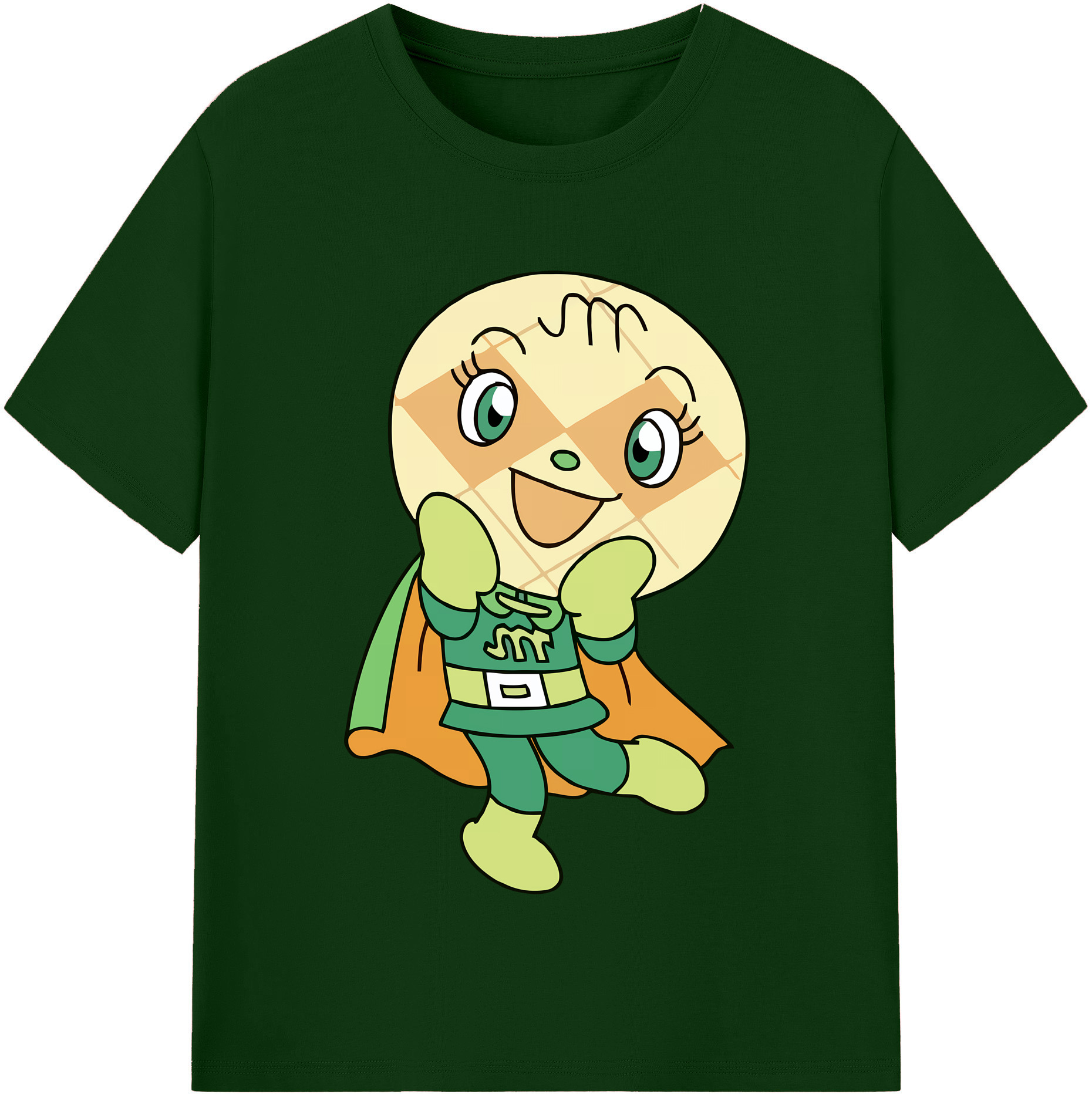 （画像用） アンパンマン Anpanman 綿100％半袖Tシャツ（フロントプリント）
